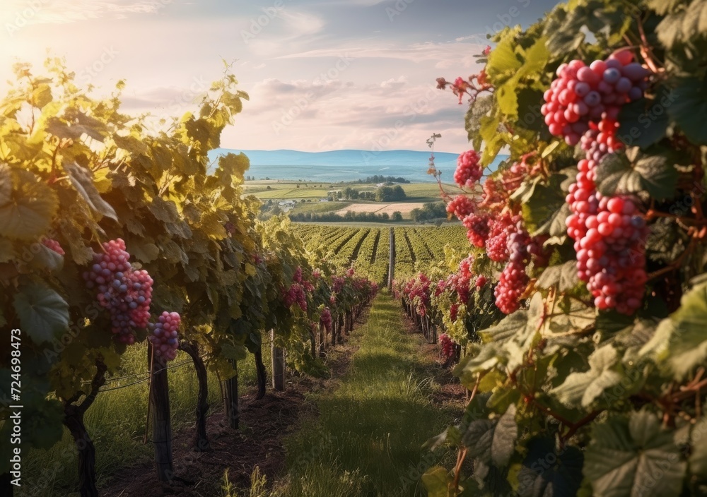 Blossoming Vines: Capturing Vineyard Beauty