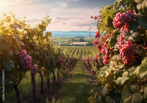 Blossoming Vines  Capturing Vineyard Beauty