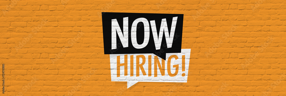 Obraz premium Now hiring