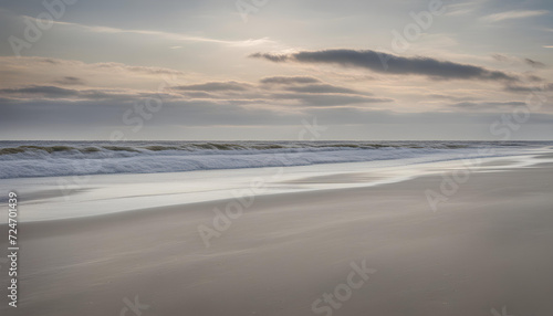 sunset on the beach