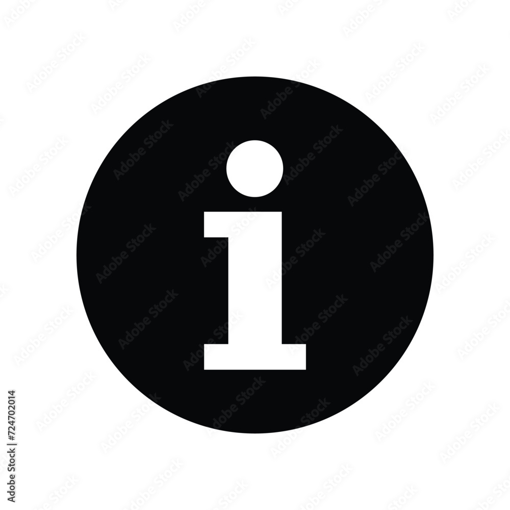 Information Sign Icon Vector Simple Design Information Sign Icon Vector Simple Design