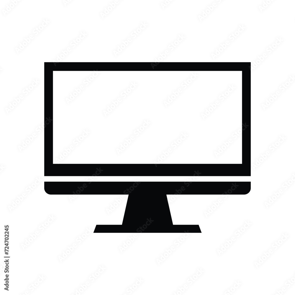 Monitor Icon Vector Design Template Monitor Icon Vector Design Template