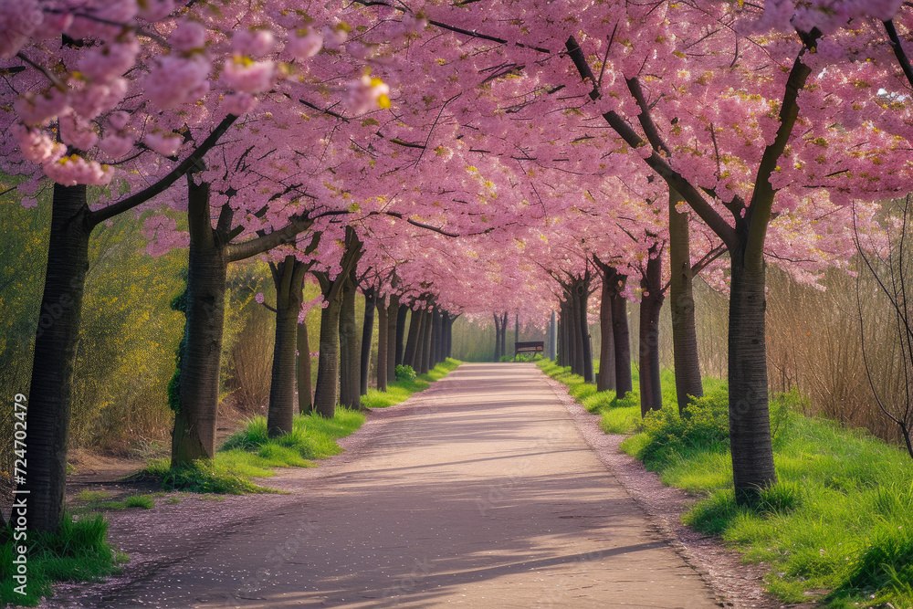 Enchanting Cherry Blossom Wonderland