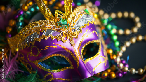 mardi gras masks © VetalStock