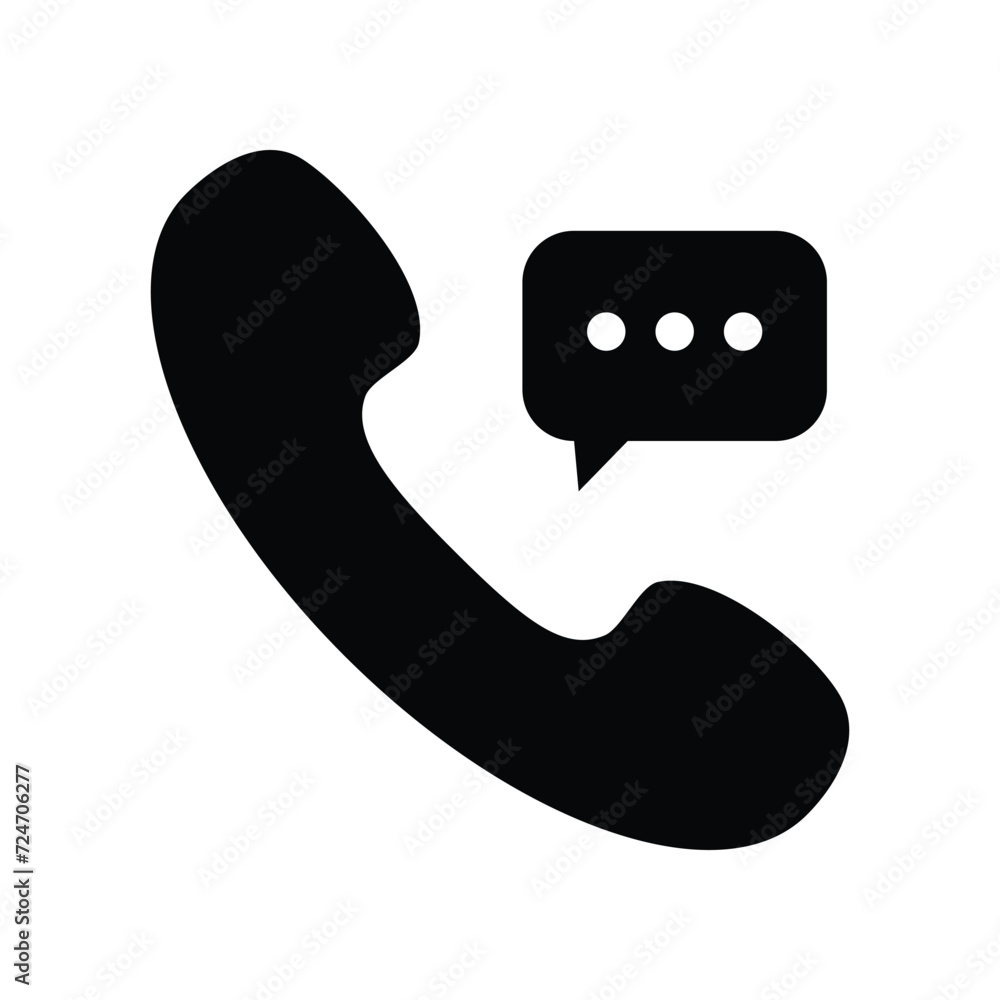 Telephone Icon Vector Simple Design Telephone Icon Vector Simple Design