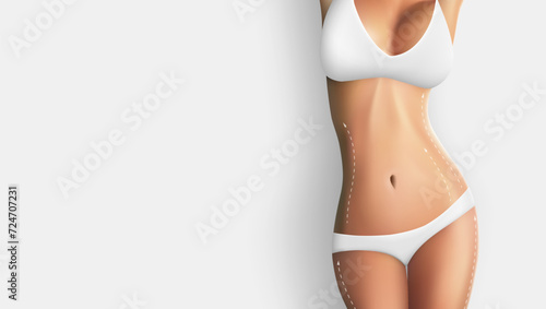 3D Cosmetic Surgery Or Skin Liposuction Template