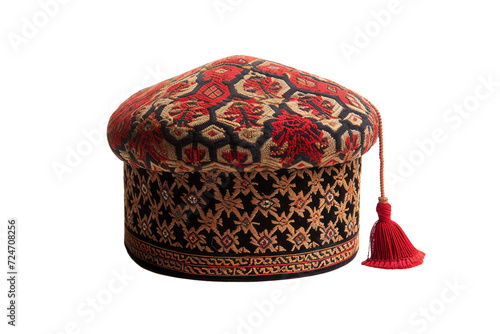 Fez Hat on Transparent Background