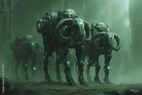 Bionic Rams in Hyperwar Armor