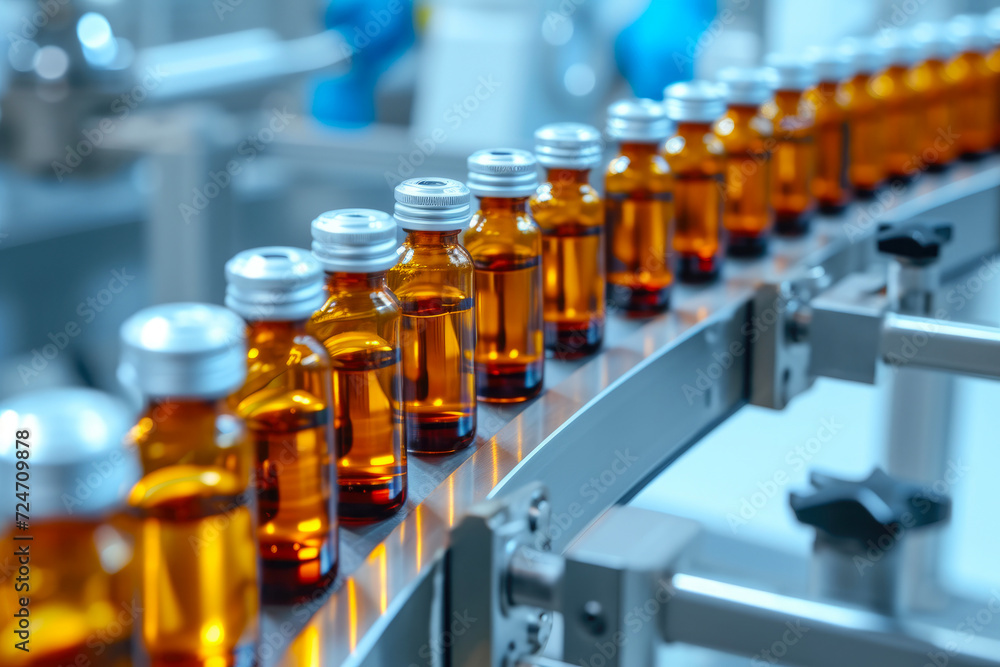 Chemical Glass Bottles Assembly Line Chemical Glass Bottles Assembly Line