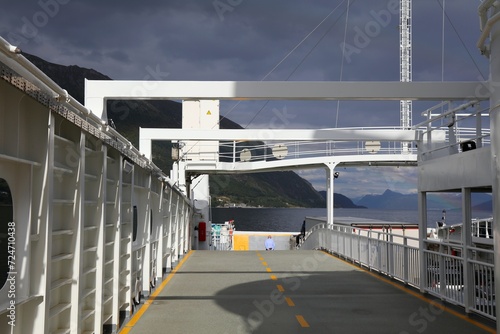 Norway electric ferry car deck