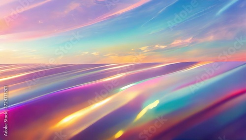 holographic liquid abstract iridescent background