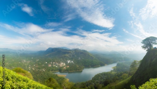 beautiful view of kandy in sri lanka © Kelsey