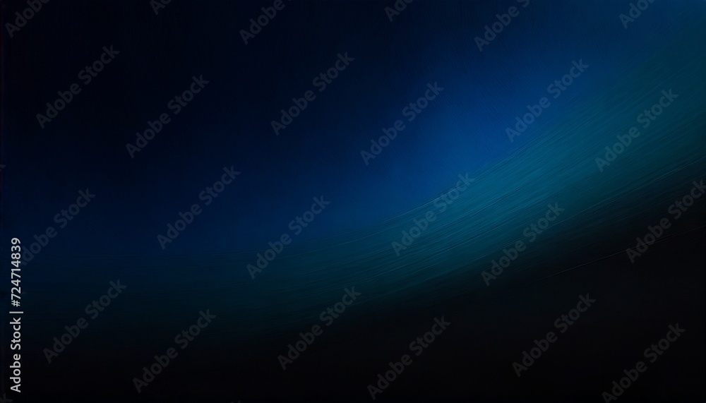 blue black abstract gradient background grain texture effect dark vibrant color flow wave copy space