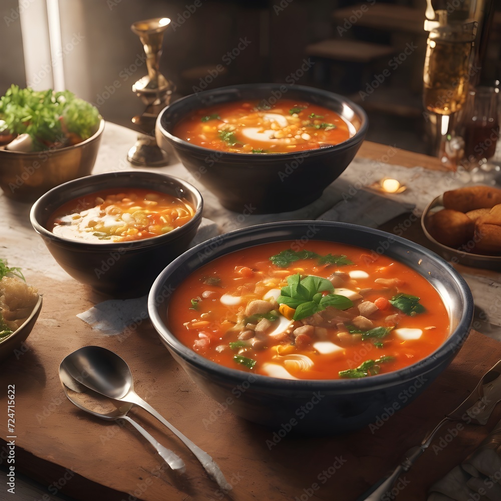 Delicious Soup Background Delicious Soup Background