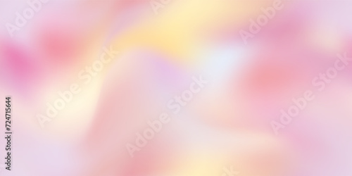 Holographic seamless design in pink pearl. With its abstract waves that shimmer, the background is a minimalist pastel . Foil holographic wallpaper in nacreous texture with gentle grade change