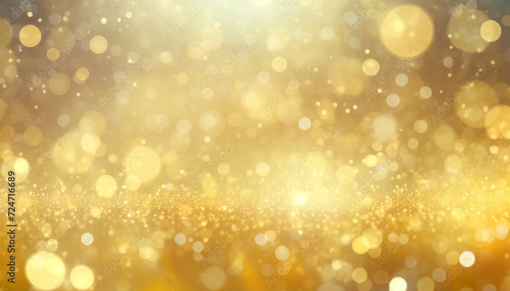 glitter defocused abstract twinkly lights with golden dust and shine bright futuristic luxury for christmas and party backdrop  technology