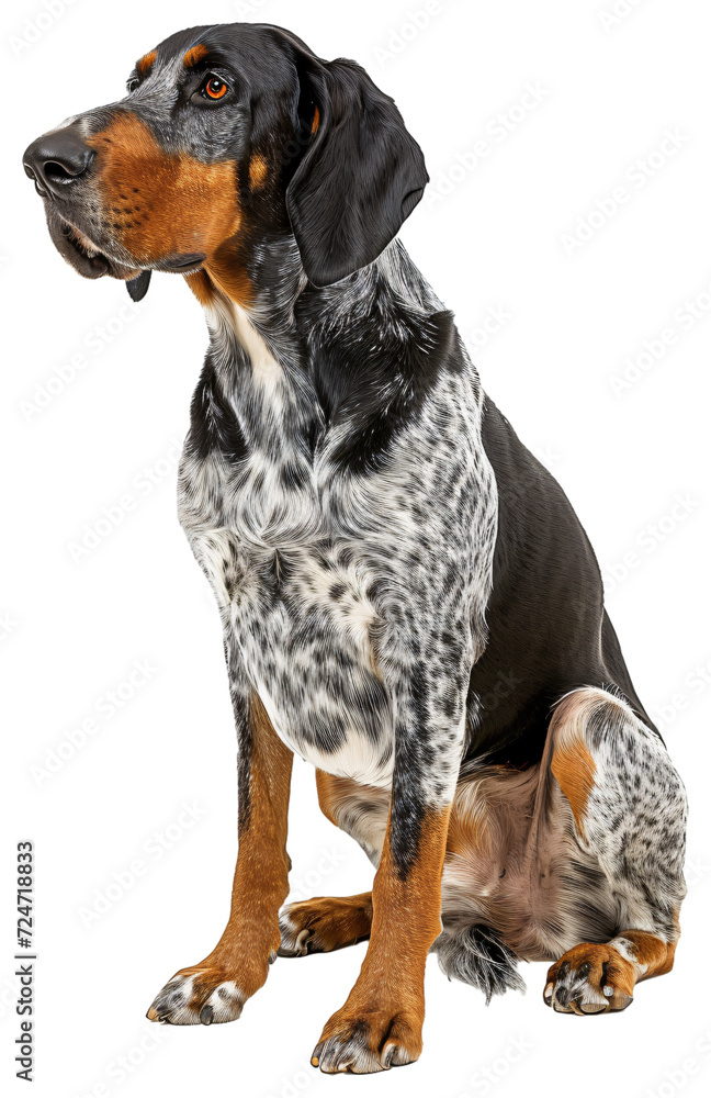Bluetick Coonhound dog, full body