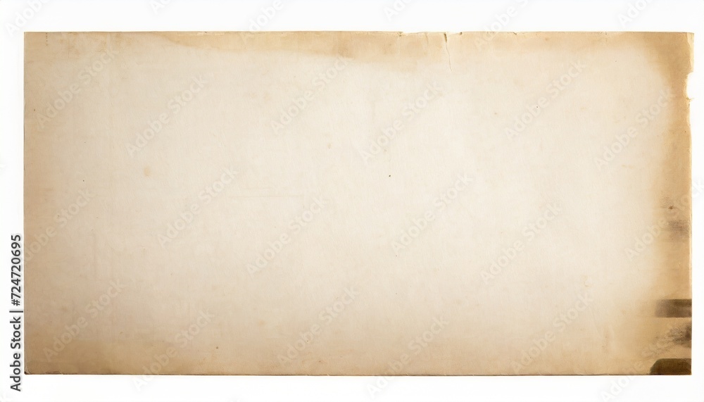used paper texture old cardboard isolated white background