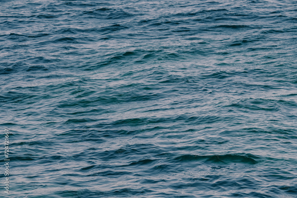 Waves of the ocean rippling the surface of the water Waves of the ocean rippling the surface of the water