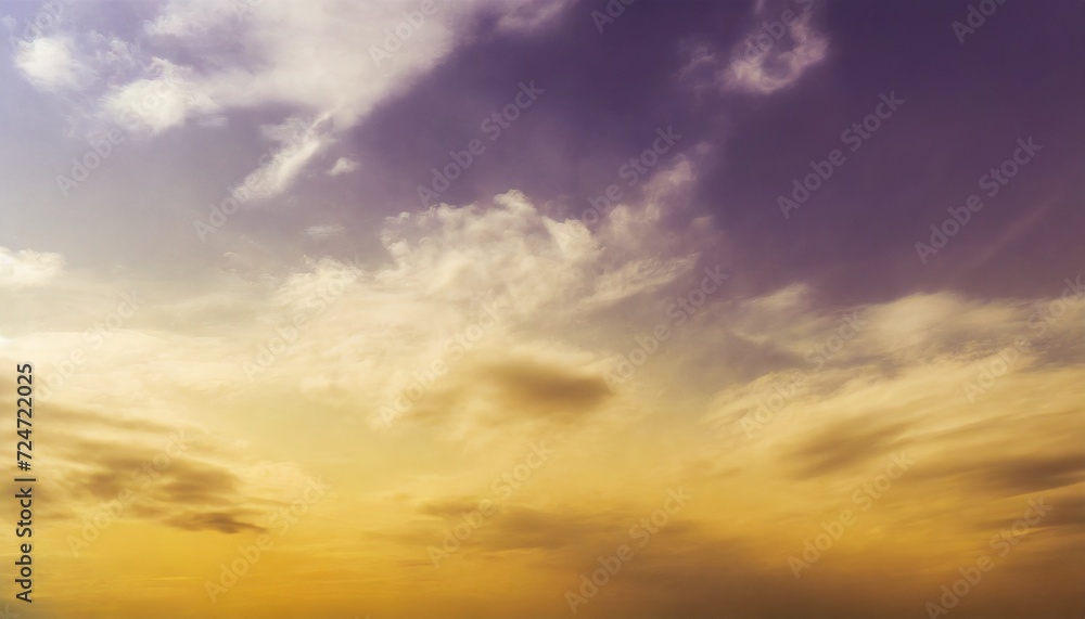 dark lavender and golden yellow gradient mystical sky with clouds phone hd wallpaper ai generated