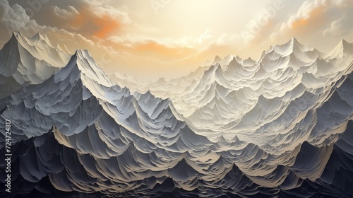 Relief of the mountain wallpaper  photo