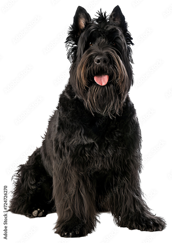 Bouvier des Flandres dog, full body