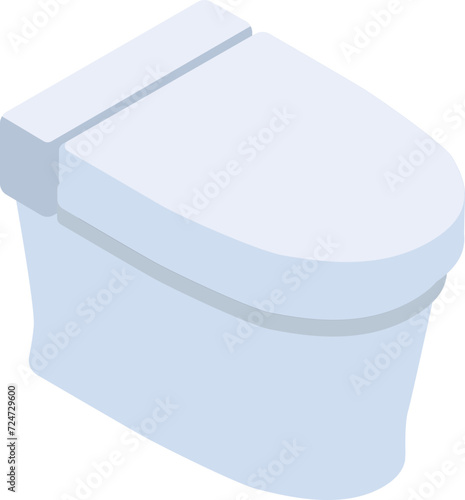 フタが閉まったタンクレストイレ