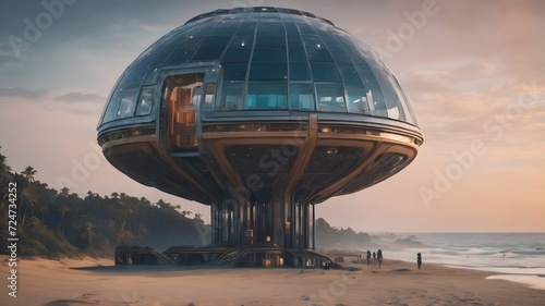 Alien Housing Background Very Cool
