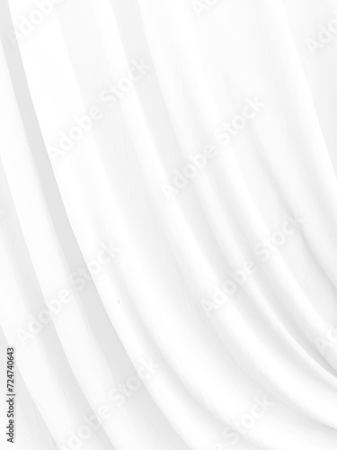 wrinkles pattern white cloth smooth wavy abstract for background photo