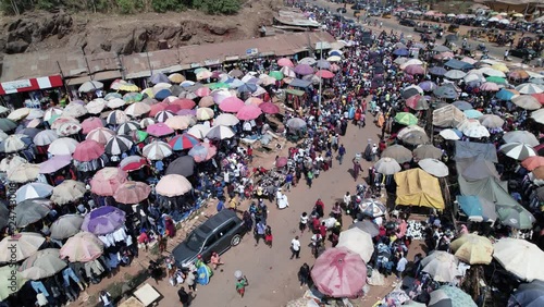 12th jan 2024, Makurdi,Benue state Nigeria: Africa local Market,Local seller and buyer in Makurdi, Benue state Nigeria west Africa