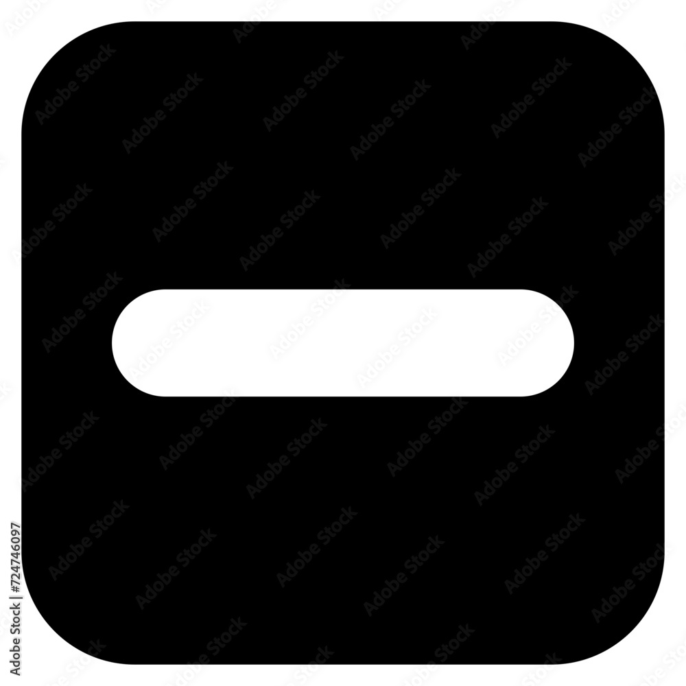 Minus round isolated icon, minus circle outline vector icon with editable stroke Minus round isolated icon, minus circle outline vector icon with editable stroke