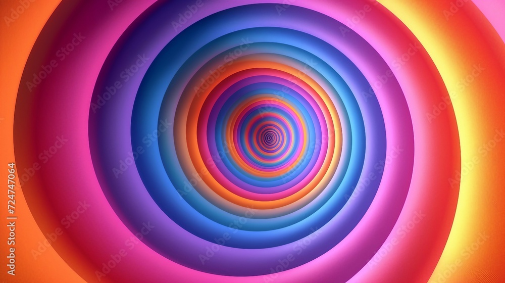 Continuously Expanding Hypnotic Spiral, Mesmerizing Optical Illusion in Psychedelic Colors. Continuously Expanding Hypnotic Spiral, Mesmerizing Optical Illusion in Psychedelic Colors.