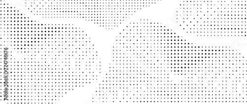 Halftone dot background pattern vector illustration. Monochrome gradient dotted modern texture and fade distressed overlay. Design for poster  cover  banner  business card  mock-up  sticker  layout.