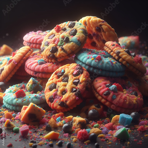 colorful cookies
