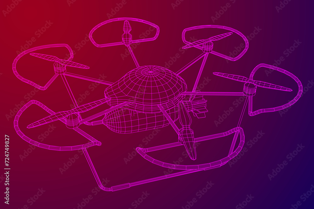 Military Combat Bomber Drone Military Combat Bomber Drone