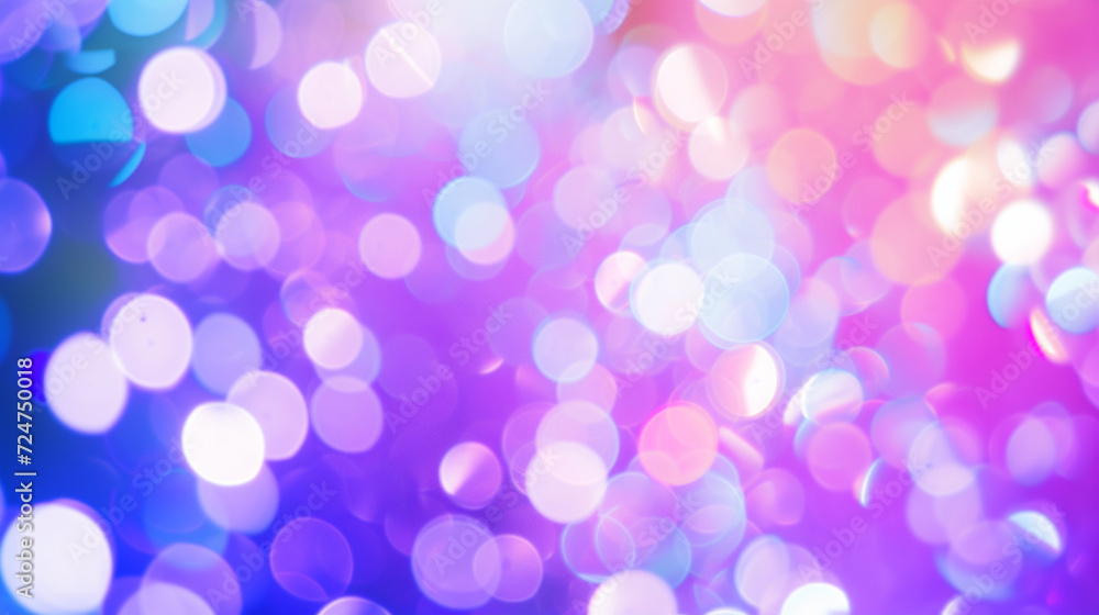Bright, Multicolored Light Leaks And Transitions On Pink Purple Color Background. Celebration background.