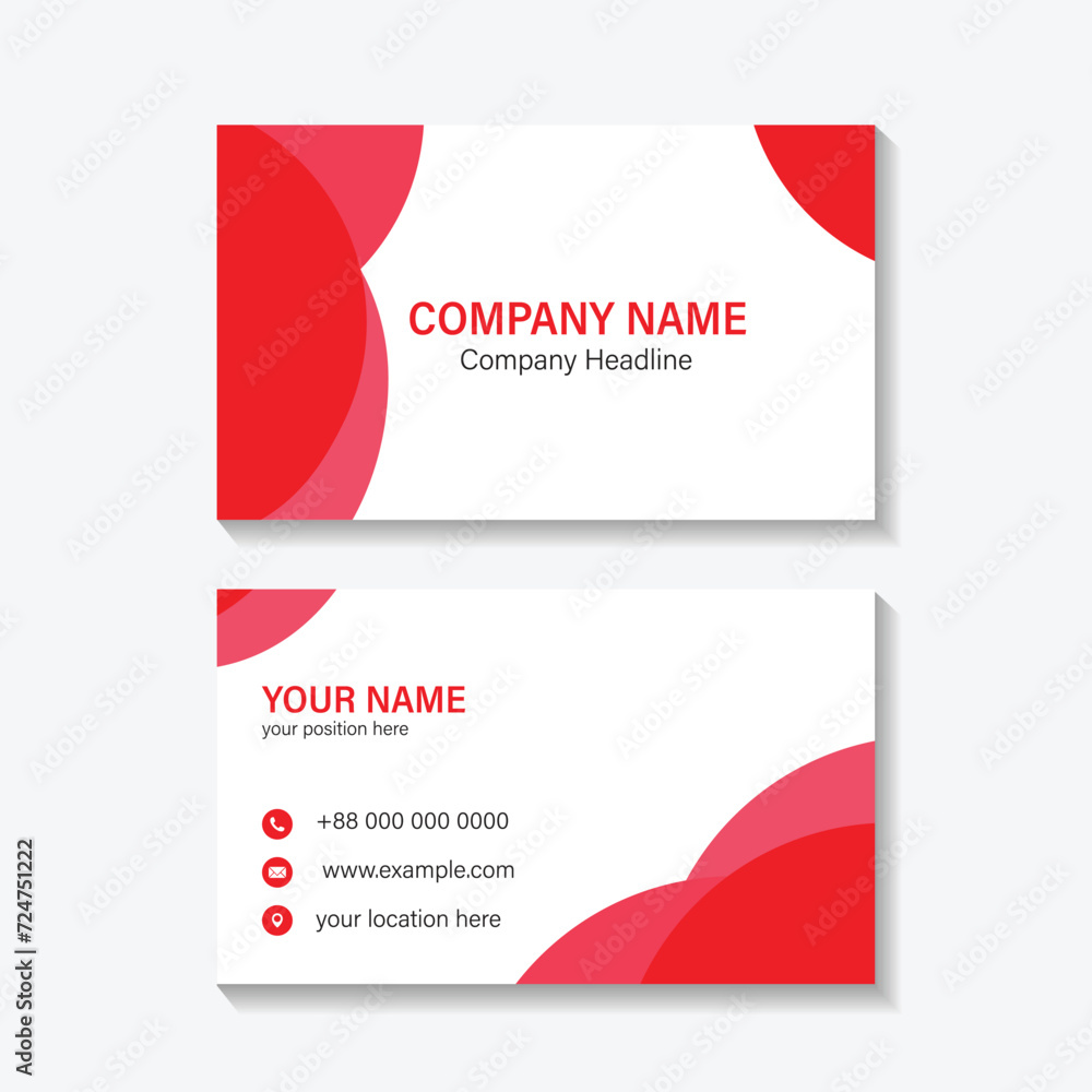 Fototapeta premium business card design