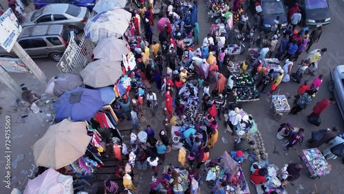 12th jan 2024, Makurdi,Benue state Nigeria: Africa local Market,Local seller and buyer in Makurdi, Benue state Nigeria west Africa photo