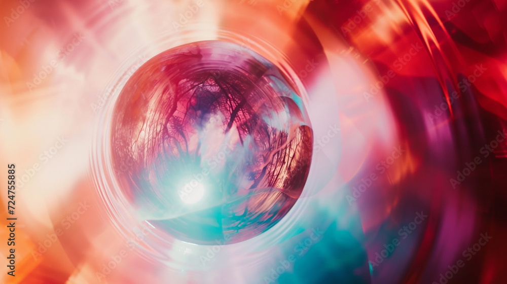 Light Leaks Of A Spinning Sphere, Coral, Rouge And Peach Colors. Creative background. Website background. Copy paste area for texture Light Leaks Of A Spinning Sphere, Coral, Rouge And Peach Colors. Creative background. Website background. Copy paste area for texture