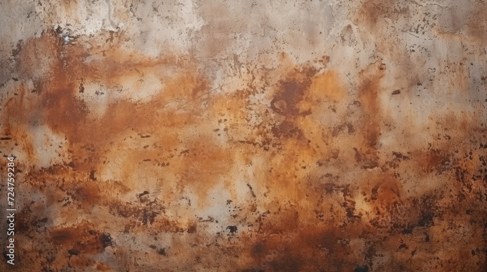 Fototapeta premium A rusted metal surface with some rust. Suitable for industrial, grunge, or decay-themed designs