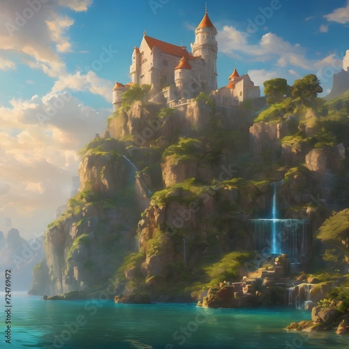 Fantasy Castle Background Very Cool