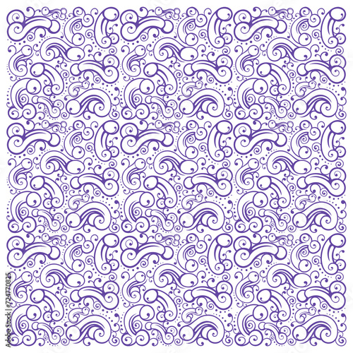 Cartoon style seamless penis pattern. Stylized human penis vector illustration.