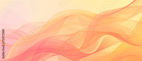 soft pastel abstract curves in peach tones background