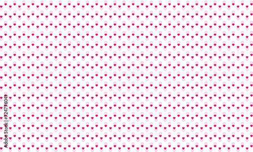  love seamless pattern hearts romantic notebook page background