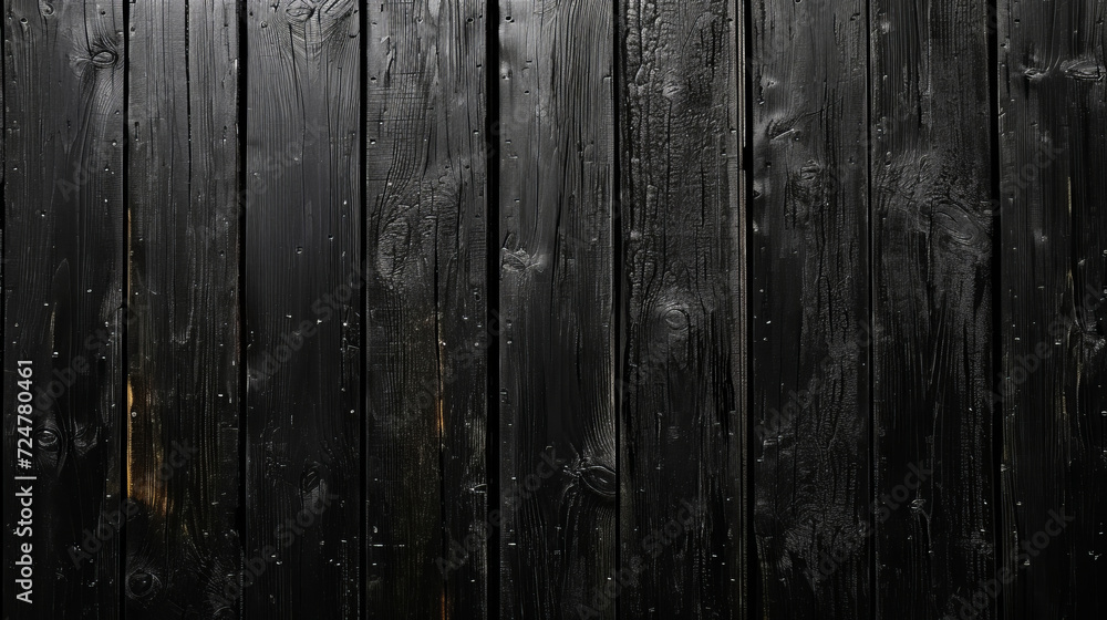 Black wood wall texture for background Black wood wall texture for background