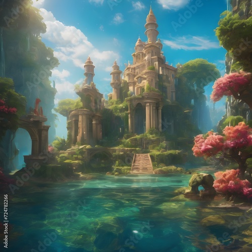 Fantasy Castle Background Very Cool © FAISAL
