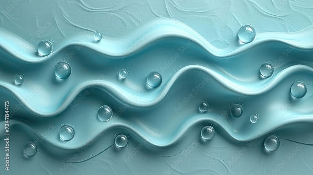 a painting of a wave of water with bubbles on a light blue background a painting of a wave of water with bubbles on a light blue background