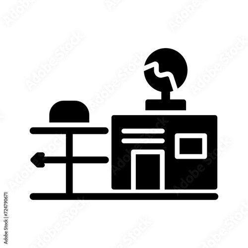 Weather Station Vector Icon