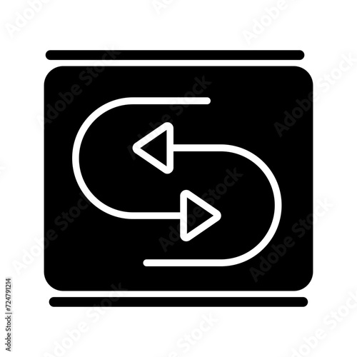 Reverse Arrow Vector Icon