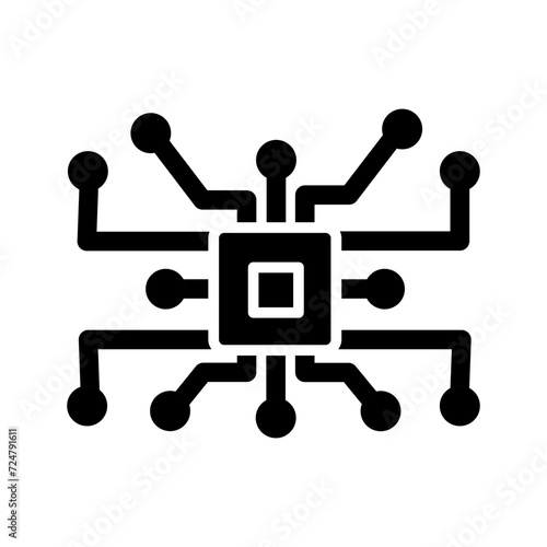 Circuit Vector Icon